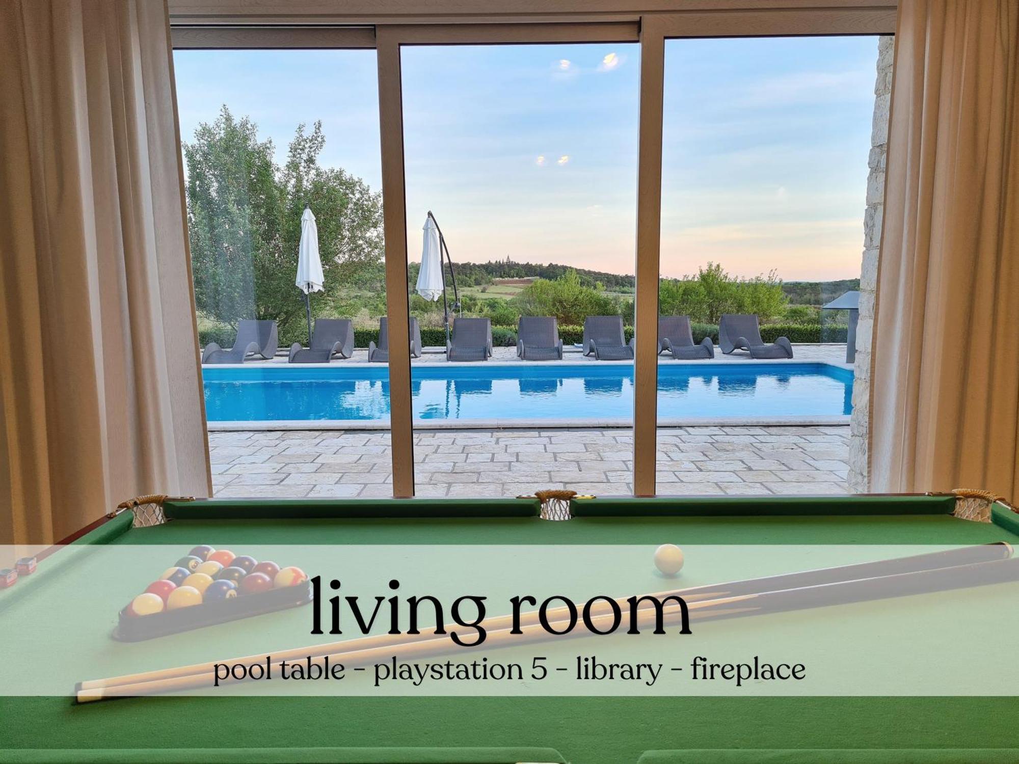 Spacious Villa With Pool, Indoor Jacuzzi And Sauna Near Porec Visnjan Exterior photo